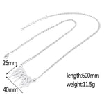 Hip Hop Gross Letter Necklace Women Girls Gothic Punk Style Pandent Necklaces Harajuku Street Ins Fashion Unisex Jewelry Charms (XL1230 60cm) - webtekdev