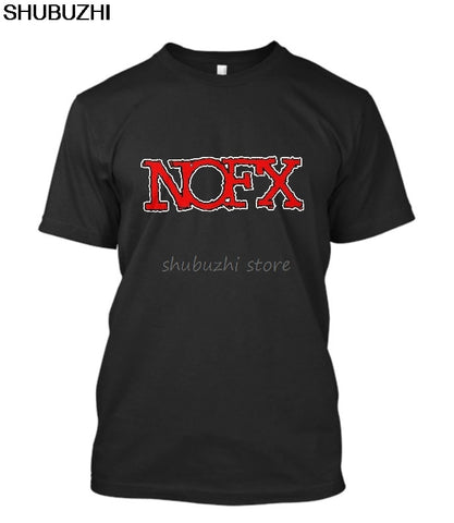 New NOFX Rock Band Men's T-Shirt Size S - 3XL Hip Hop Clothing Cotton Short Sleeve T Shirt Top Tee shubuzhi Men Fashion sbz1101 - webtekdev