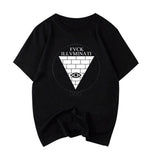 2020 New Fuck Illuminati Brand Clothing T Shirt Men T-Shirt Homme T Shirts Fitness Summer Tops - webtekdev