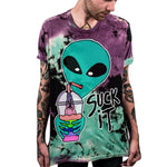 ISTider 2019 Summer New Novelty Punk Style T Shirt Women/Men 3D Printed UFO Alien Suck It Hip Hop T-Shirts Teen Boy/Girls Tops - webtekdev