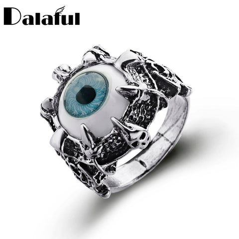 Unisex Women's Men's Punk Eyes Claw Biker Gothic Ring Size 8 9 10 11  J026 - webtekdev