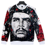 2019 Aikooki Hot Sale Che Guevara O-Neck Men/Women Fashion Casual No cap Sweatshirt 3D Print Che Guevara Pullover Streetwear top - webtekdev