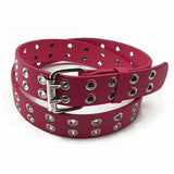 Women's Punk Style Leather Belt - webtekdev