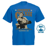 Custom T Shirts Men'S Crew Neck Short Sleeve Best Friend Johnny Cash Shirts - webtekdev