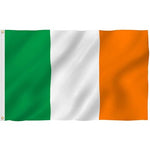 Shamrock Ireland Flag 90x150CM Polyester Green White Orange Printed Home Party Hanging Flying Decorative Irish Flags And Banners - webtekdev