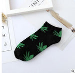 Unisex fashion Harajuku skarpetki weed socks cotton street fashion hip hop socks happy fun calcatenes hip hop men's sock Loss sa - webtekdev