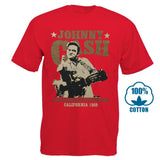 Custom T Shirts Men'S Crew Neck Short Sleeve Best Friend Johnny Cash Shirts - webtekdev