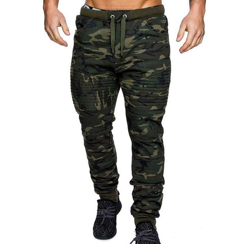 CYSINCOS Camouflage Streetwear Pants Men Sports Leggings Fitness Harem Trousers Slim Fit Sweatpants Elastic Waist Joggers Pants - webtekdev