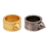 Creative Cool Brass Knuckles Zinc Alloy Self-Defense Ring Anti-wolf Protective Equipment Outdoor EDC Tool Portable Punk Rings - webtekdev