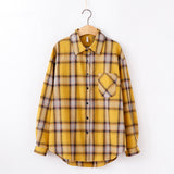 Fashion Women Plaid Shirt Chic Oversized Checked Blouse Long Sleeve Female Casual Print Shirts Loose Cotton Tops Blusas - webtekdev