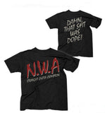 N.W.A. T-Shirt Straight Outta Compton Classic Logo T Shirt NWA Movie Rap Hip Hop Ice Cube Eazy E For Men euro Size XS-3XL - webtekdev