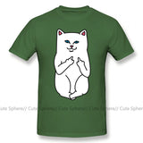 Lord Nermal T Shirt Nasty Cat T-Shirt Fashion Man Tee Shirt Funny Short-Sleeve Oversize 100 Cotton Printed Tshirt - webtekdev