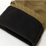 Men Cargo Pants Winter Plus Fleece Thick Warm Pants Double Layer Multi Pocket Casual Military Baggy Tactical Trousers Male - webtekdev