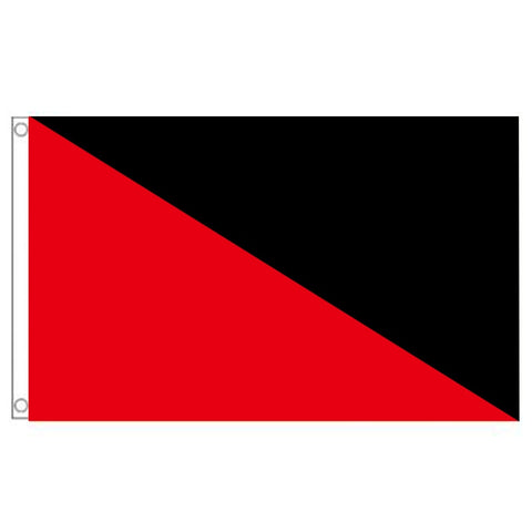 Free Shipping  xvggdg   flag 3x5ft    Anarchy Anarcho flag with Communism Anarcho Syndicalism Flag - webtekdev