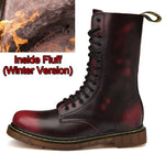 Unisex Popular Motocycle Boots Size 35-48 Men Winter High-Top Combat Boots Men Leather For Men Casual Luxury Military Boot Army - webtekdev