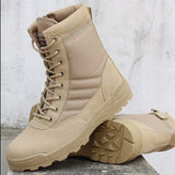 Men Desert Tactical Military Boots Mens Work Safty Shoes Zapatos De Mujer Army Boot Zapatos Ankle Lace-up Combat Boots Size 46 - webtekdev