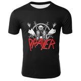 Fashion Slayer T Shirt Men Rock Style T Shirts Summer Black Tshirts Short Sleeve Cool Animal Printed Tops Hip Hop Men Streetwear - webtekdev
