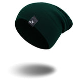 Cotton Blends Hip Hop Beanies For Girl Winter Cap Label Knitted Hat Female Unisex Solid Color Bonnet Casual Slouchy Skullies - webtekdev