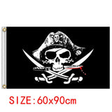 Pirate Flag 60x90cm Calico Flag Skull Flag Polyester Banner Flags And Banners Home Decor Fade Resistant Jolly Roger Flag Decor - webtekdev