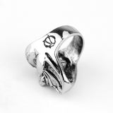 V for vendetta Steel soldier Guy Fawkes Mask Film Style Ring Cool Men Mask Jewelry Rings - webtekdev