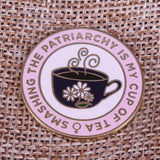 Smashing the patriarchy Lapel Pin feminist women gifts The Future is Female Brooch Enamel pin - webtekdev