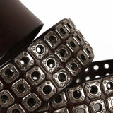 ZAYG Brand Luxury Pin Buckles Men and Women Hollow Belt Jeans Wild Belts for Designer Fashion High Quality Leisure Leather Belt - webtekdev