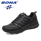 BONA New Style Men Running Shoes Ourdoor Jogging Trekking Sneakers Lace Up Athletic Shoes Comfortable Light Soft Free Shipping - webtekdev