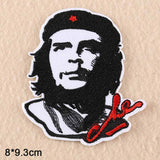 Che Guevara Communism Leader Iron On Patches Embroidered Clothes Patch For Clothing Clothes Stickers Garment Apparel Accessories - webtekdev