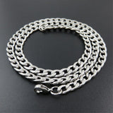 2019 Stainless Steel mens Necklace chain link punk Gifts for Men Women Best Friends Hip Hop man Necklaces Male Figaro Chains - webtekdev