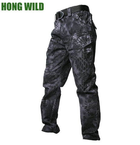 Camouflage Tactical Pants Men Rip Stop Waterproof Military  Army Combat Pants Male Soldier Airsoft Cotton Cargo Trousers - webtekdev