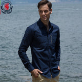Fredd Marshall 2019 Fashion Military Shirt Long Sleeve Multi-pocket Casual Shirts Brand Clothes Army Green Camisa Masculina 117 - webtekdev