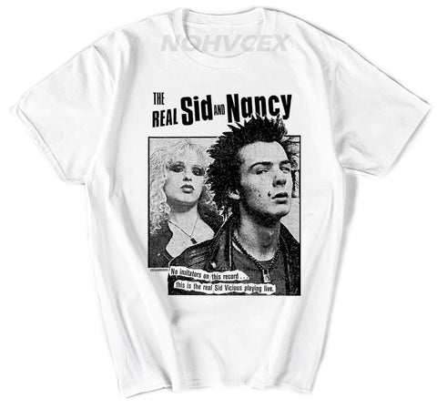 Sid Vicious  Printed T-Shirt Men Summer Sid Vicious Sex Pistols Tops Tees Shirt Male raglan Sleeve  Rock T Shirt ringer Tee - webtekdev