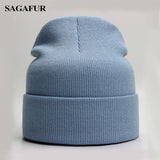 Solid Unisex Beanie Autumn Winter Wool Blends Soft Warm Knitted Cap Men Women SkullCap Hats Gorro Ski Caps 24 Colors Beanies - webtekdev