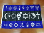 johnin 90*150cm peace coexist flag (90 x 150cm) - webtekdev