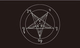 Pentagram Satanist Flag - webtekdev
