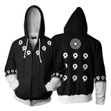 Cloudstyle 3D Zip Up Hoodie Men Anime Naruto 3D Print Cosplay Sweatshirt Long Sleeve Hoody Streetwear Zipper Jacket Hipster 5XL - webtekdev