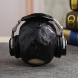 MRZOOT Resin Craft Statues For Decoration Skull Wearing Headphones Music Bar Decoration Creative Skull - webtekdev