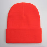 Solid Unisex Beanie Autumn Winter Wool Blends Soft Warm Knitted Cap Men Women SkullCap Hats Gorro Ski Caps 24 Colors Beanies - webtekdev