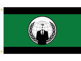 Anarchy Anonymous Anarchist Communism Anarcho-capitalism Flag 90*150cm(3x5ft) Banner with Brass Grommets (NMZ09155 90 x 150cm) - webtekdev