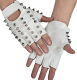 Children's punk rivet faux leather glove kids DS dancing Rock and roll jazz rivet glove R388 - webtekdev