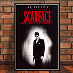 AL PACINO SCARFACE Gangster Movie Art Poster Canvas Painting Wall Picture For Home Decor Posters and Prints - webtekdev