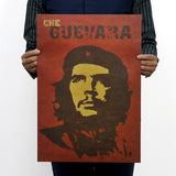 Famous Man Che Guevara Posters Advertising Party Supply Old Bar Complex Decorative World History Painting Vintage Home Decor (as the picture) - webtekdev