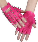 Children's punk rivet faux leather glove kids DS dancing Rock and roll jazz rivet glove R388 - webtekdev