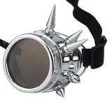 Fashion Men Women Welding Goggles Gothic Steampunk Cosplay Antique Spikes Vintage Glasses Eyewear Goggles Punk Rivet - webtekdev