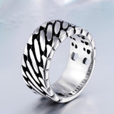 Beier 316L Stainless Steel Gothic Personality Chain Ring Man Goth  Fashion 2017 Men's Accessories  LR175 - webtekdev