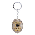 Biohazard Key Chain Necklaces Raccoon City Police Badge Metal Pendant Necklace Keychain Keyrings Gift Jewelry - webtekdev