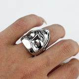 V for vendetta Steel soldier Guy Fawkes Mask Film Style Ring Cool Men Mask Jewelry Rings - webtekdev