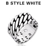 Beier 316L Stainless Steel Gothic Personality Chain Ring Man Goth  Fashion 2017 Men's Accessories  LR175 - webtekdev