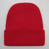 Solid Unisex Beanie Autumn Winter Wool Blends Soft Warm Knitted Cap Men Women SkullCap Hats Gorro Ski Caps 24 Colors Beanies - webtekdev