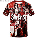 Brand Gothic Shirt Slipknot T-shirt Punk Shirts Rock Tshirt Print 3d T Shirt Men Short Sleeve Mens Clothing Casual Wear 2019 - webtekdev